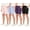 Set 8, variant on 4 Pack: Women's Dry-Fit Athletic 7" Bermuda Long High Waisted Running Shorts (Available In Plus Size)