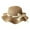 Z73-Khaki, variant on NIEWTR Kids Sun Hat UPF 50 Bucket Hats for Boys Girls Children's Girls Sunscreen Hat Summer Bow Sun Hat Straw Hat Braided Hat Beach Hat Sun Visor Fisherman's Hat