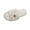 White, variant on Fluffy Slippers for Women Butterfly Shape Rhinestone Decor Winter Warm Open Toe Slip on Furry Cozy Indoor and Outdoor Plush Shoes Black