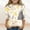 Fluorescence Yellow, variant on LTTVQM Easter Tops for Girls 2026 3/4 Sleeve Funny Eggs Bunny Print Tops Comfortable Crew Neck Blouse Fashion Outfits Fluorescence Yellow 7-8 Years