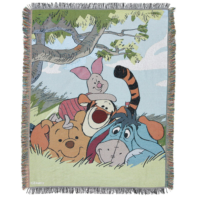 Vintage Winnie The Pooh Linen Wall Hanging - Ruby Lane