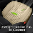 thumbnail image 5 of Leather Car Seat Cushion, All Season Full Coverage Seat Cover, Breathable Ventilated with Superior Durability, Universal Fit for Cars, 5 of 6