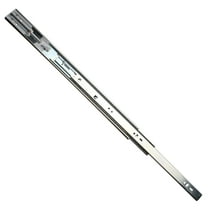 DTC Pair of Super Rail 12" Side Mount Full Extension Heavy Duty Ball Bearing Slides,  with Integrated Soft Close Mechanism, Zinc Blue Plated