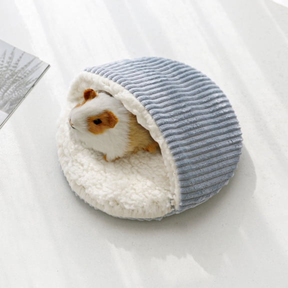 Rkxzt Autumn And Winter Warm Cat Bed Sleeping Bag Winter Warm Hamster Bed Mat Soft Plush Flannelette Small Pet Bedding Breathable Wicking Pad for Guinea