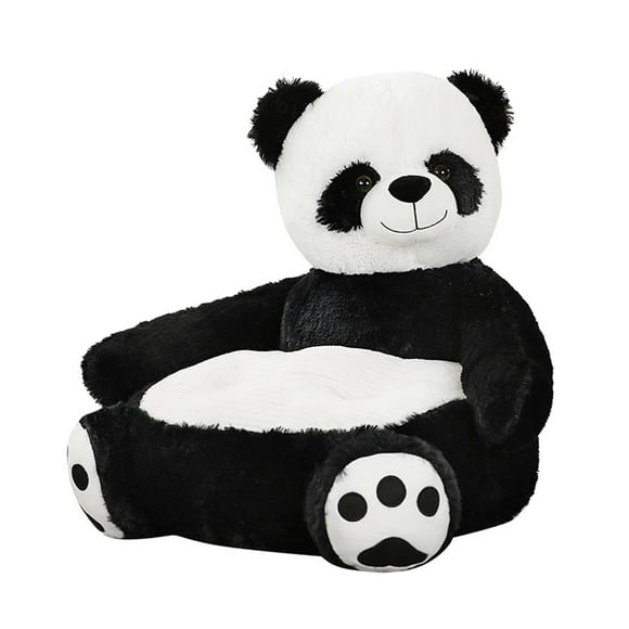 Kids Cartoons Panda Small Sofa Chair Size 19x19x17.7inch for Reading, Relaxing