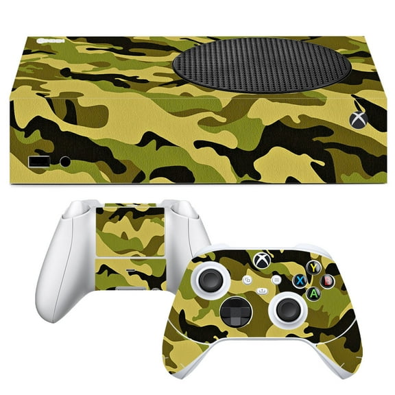 VWAQ Camo Skin For Xbox Series S Console and Controllers - Woodland Vinyl Wrap To Fit Xbox Series S - XSRSS13 [video game]