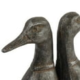 thumbnail image 6 of Creative Co-Op Decorative Distressed Cast Metal Duck Head Bookends, Black, Set of 2, 6 of 9