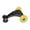 Yellow, variant on MERIGLARE Children Twist Car Tripod Square Hole Components Ride on Toy Wheel Accessory Green