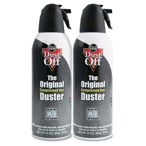 DustOff Disposable Compressed Gas Duster, 10 oz Cans, 2 Pack (.2 Pack