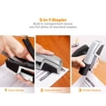 thumbnail image 3 of Bostitch Office Epic™ Desktop Stapler, Silver, 3 of 5