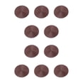 thumbnail image 3 of Tapetes antideslizantes Billuyoard Manteles individuales redondos resistentes y duraderos café 10Conjunto, 3 of 6