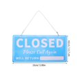 thumbnail image 2 of HLONKDoor Opening and Closing Reminder Decor Business Hours Sign, 2 of 8