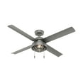 thumbnail image 3 of Hunter Fan Company Spring Mill 52 Inch Indoor Outdoor Ceiling Fan Light, 3 of 13
