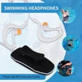 thumbnail image 5 of MP3 Music Player Underwater Headphones for Swimming Laps Watersports Short Cord 4GB-Black, 5 of 5