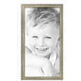 thumbnail image 2 of ArtToFrames 12" x 23" Silver Compo Dark Wash Picture Frame, 12x23 inch Silver Wood Poster Frame (WOM-5227),  Pack, 2 of 7
