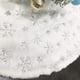 thumbnail image 4 of Decoración navideña, faldas de árbol, copo de nieve, decoración blanca para árbol de Navidad, adornos navideños, Año Nuevo 2022, 4 of 4
