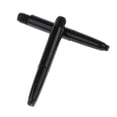 thumbnail image 4 of Vástagos de plástico para dardos con rosca de 60x 35 mm Vástagos 2BA Dardos negros y grises con punta blanda Baoblaze Ejes de dardos de rosca 2BA, 4 of 8