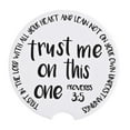 thumbnail image 2 of Dicksons CC-29 Trust Me On This One Classic White 2.5 Inch Absorbent Ceramic Car Coasters Set of 2, 2 of 2
