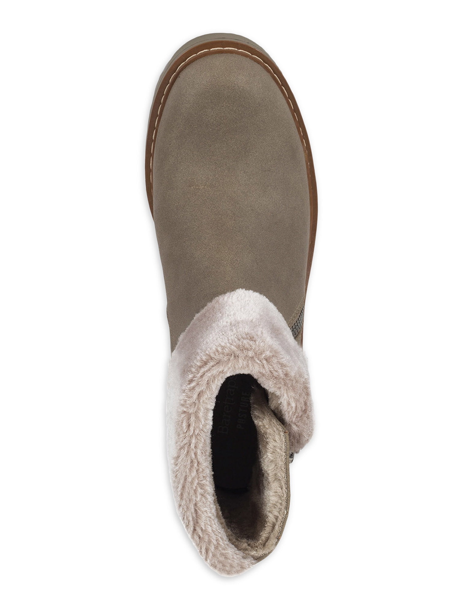 Baretraps Women's Westry Faux Fur Lug Boots with Side Zip