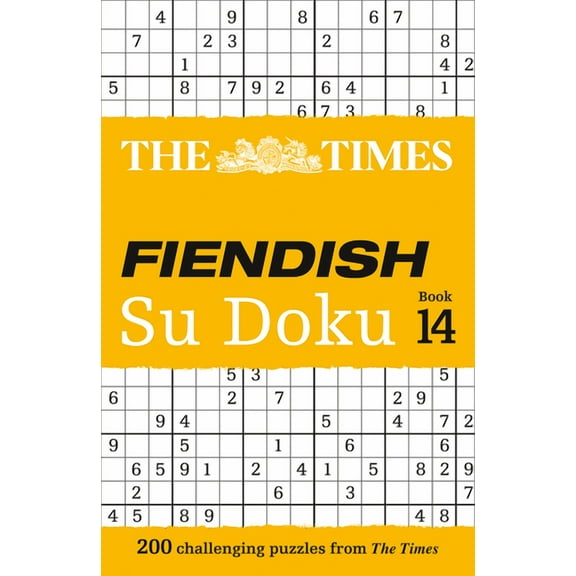 Times Su Doku The Times Fiendish Su Doku: Book 14: 200 Challenging Puzzles from the Times, (Paperback)