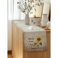 thumbnail image 5 of Table Runner 72 Inches Long for Kitchen Dining, Sunflower Dresser Scarf Farmhouse, Dining Table Decorations for Wedding/Parties, Vintage Botanical 18 x 72 In, 5 of 8