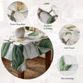 thumbnail image 5 of White Floral Table Cloth Waterproof Tablecloths, Botanical Magnolia Flower Leaves Butterfly Tablecloth Dining Table Cover for Kitchen Party Tabletop Outdoor, Rectangle Tablecloth 54x108 Inch, 5 of 9