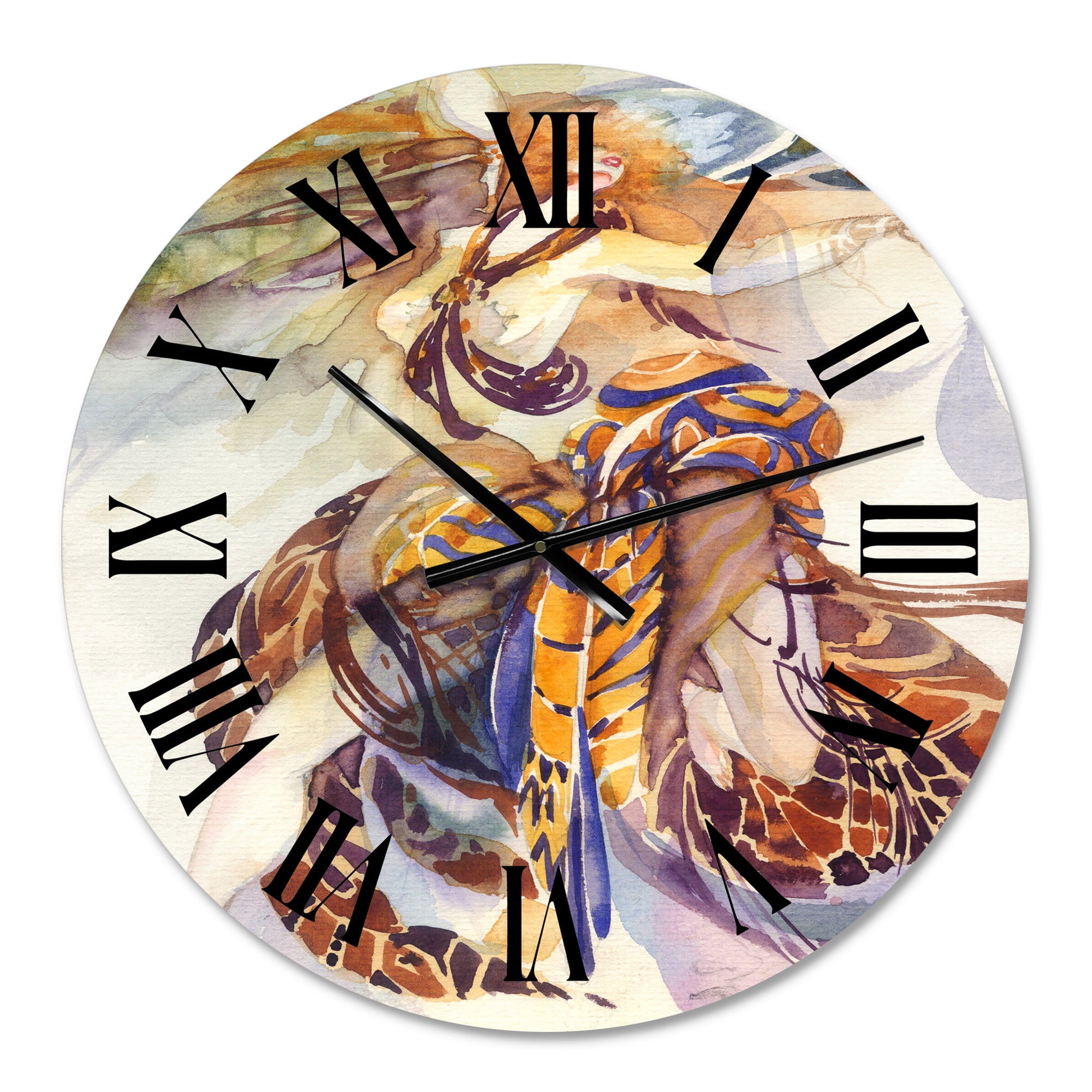 Designart 1 in Quartz Traditional Wall Clock