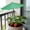 Green, variant on CaiYueKe Small Plant Umbrellas for Outdoor Plants, Garden Umbrella Shade for Potted Plants, Garden Beds Shade Cover, Sun Shade Cloth for Plants, Provide Shade to Defend Plants from Blazing Sun