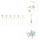 thumbnail image 2 of 6 unids retro flor horquilla chicas únicas palillos para el cabello Classic Hair Stick Decor, 2 of 6