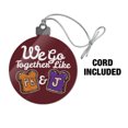 thumbnail image 3 of Peanut Butter and Jelly Together PB&amp;J Best Friends Acrylic Christmas Tree Holiday Ornament, 3 of 3