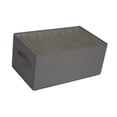 thumbnail image 4 of Cubos de almacenamiento plegables para ropa, organizador para sábanas y edredones. Gris 9 rejillas, 4 of 9