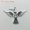 2pcs birds, variant on Wholesale Antique Silver Jewelry Finding Charms Pendants Carfts DIY-20pcs clover