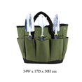 thumbnail image 2 of Sac Fourre-Tout de Jardinage, Sac de Rangement pour Outils de Jardin et Organisateur de Maison avec Poches, Résistant à l'Usure et Réutilisable - Vert Foncé, 2 of 4