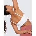 thumbnail image 3 of Top deportivo CRZ YOGA Butterluxe escote en V largo blanco talla pequeña, 3 of 4