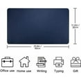 thumbnail image 4 of Leather Desk Pad Protector, 31.5" x 15.7" Waterproof Mouse Pad Desk Mat, Non-Slip PVC Leather Desk Blotter Laptop Desk Pad Writing Pad(Sky Blue), 4 of 7