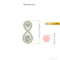 thumbnail image 3 of ANGARA Natural Double Diamond Infinity Pendant in 14K Yellow Gold for Women (Size-5.1mm| Color-K| Clarity-I3) | April Birthstone, Anniversary, Jewelry Gift for Women | Natural Diamond Necklace, 3 of 7