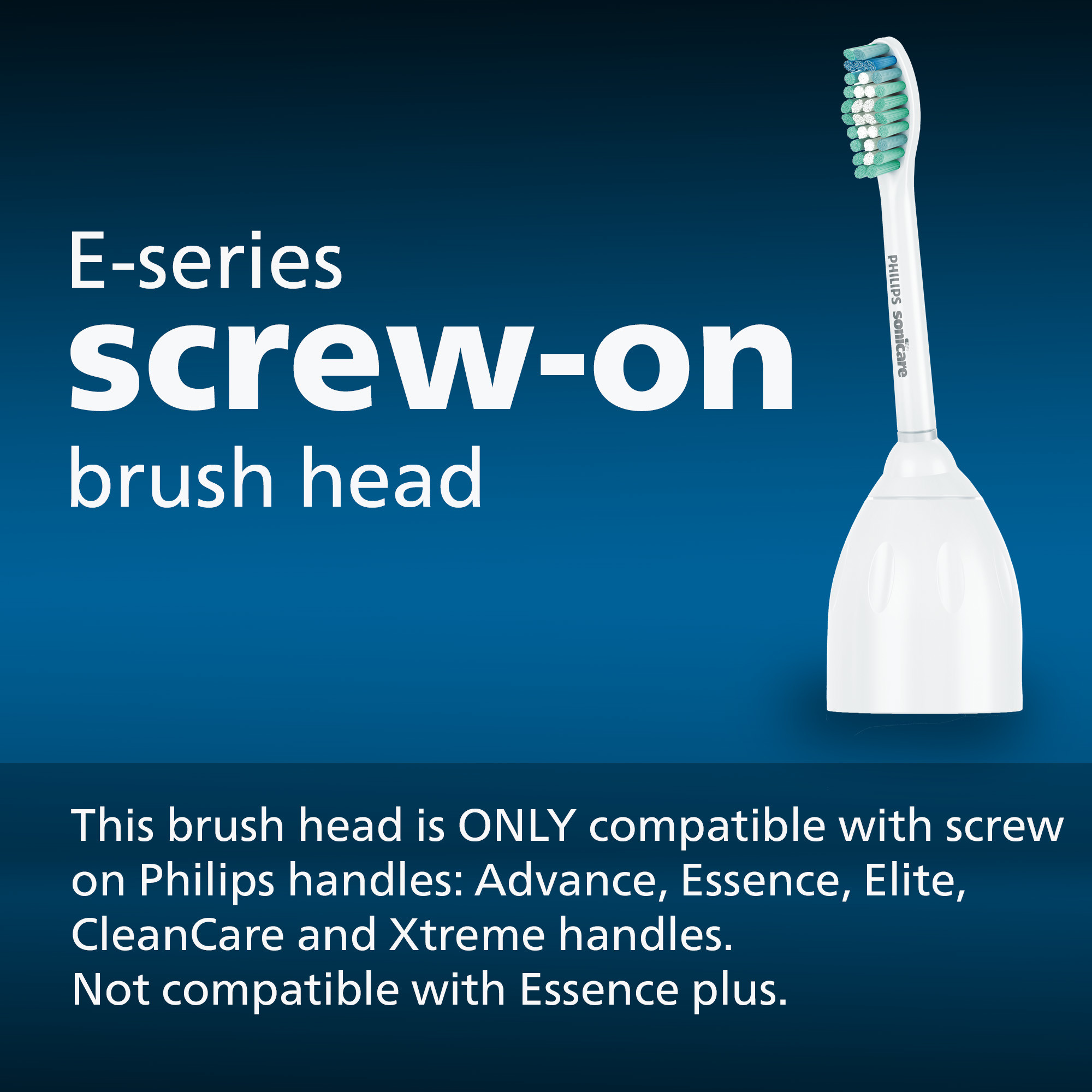 Philips Sonicare E-Series Replacement Toothbrush Heads, HX7023/64, 3-pk - image 3 of 14