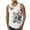 Gray, variant on Njoeus White Blouse Workout Tops Men's Ink Floral Print Tank Tops Casual Sleeveless Sports T-Shirt Running Workout Vests for Men Big & Tall Tees Blouses M-6Xl Oversized Tee Shirt Men