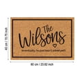 thumbnail image 3 of Coir Door Mats Front Door Mat Outside Entrance Spring Front Door Rug Indoor Entrance Home Non Slip Doormat Indoor Mat for Home Indoor Farmhouse Funny Kitchen Mats Patio, 16x24 Inch The wilsons, 3 of 5