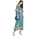 thumbnail image 4 of Caftans pour Femmes Longue Maxi Grande Taille Robe Caftans Manches 3/4 Robes pour Dames Filles en Ligne, 4 of 7
