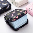 thumbnail image 3 of Bolsa de almacenamiento de tampones de servilleta sanitaria para mujer, bolsa organizadora portátil impermeable, bolsas de servilletas sanitarias con patrón de dibujos animados, 3 of 5