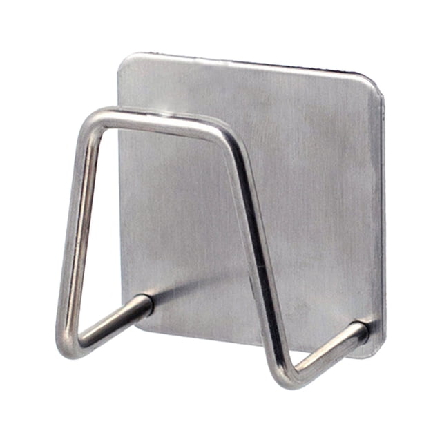 AKEGAMN Stainless Sponge Holder No Drilling Caddy For Sponges And Cloths Rack For Kitchen Organization