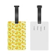 thumbnail image 5 of Kdxio Bananas On A Striped Luggage Tags Privacy Cover ID Label Suitcase Tags Identifiers For School Bags,Suitcases, 5 of 7