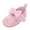 Pink, variant on Xfvqtps Baby Girls Walking Shoes Mary Jane Flower Bowknot Cute Princess Sweet Soft Sole Cloth Infant Shoes Summer New Toddler Sandals Outside Wear Non Slip Breathable Shoes Pink