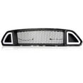 thumbnail image 2 of CROSSDESIGN Black Front Bumper Upper Hood Grille Grill Fit for 2015-2017 Ford Mustang, 2 of 9