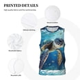 thumbnail image 3 of Sikiie Watercolor Turtle Basketball Jersey Reversible Men's Mesh Athletic Sports Shirts Training Practice S-4XLXX-Large, 3 of 6