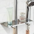 thumbnail image 4 of Estante de almacenamiento duradero para baño estante de almacenamiento para barra de ducha accesorio de baño para colocar champú en el baño Hotel y hogar Fugacal Otros, 4 of 8