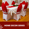 thumbnail image 3 of Lexi Home 2 Pc Set Dining Room Chair Cover - Black, 3 of 4