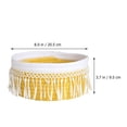 thumbnail image 2 of Nestingho 1Ud Organizador De Amarillo De Tela Resistente Con Y Borlas, 2 of 8