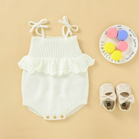 

BadyminCSL Newborn Infant Baby Girl Boy Winter Jacket Warm Coat Knit Outwear Romper Sweater